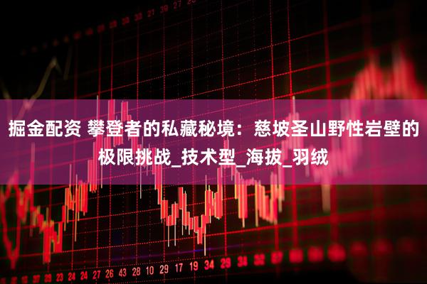掘金配资 攀登者的私藏秘境：慈坡圣山野性岩壁的极限挑战_技术型_海拔_羽绒