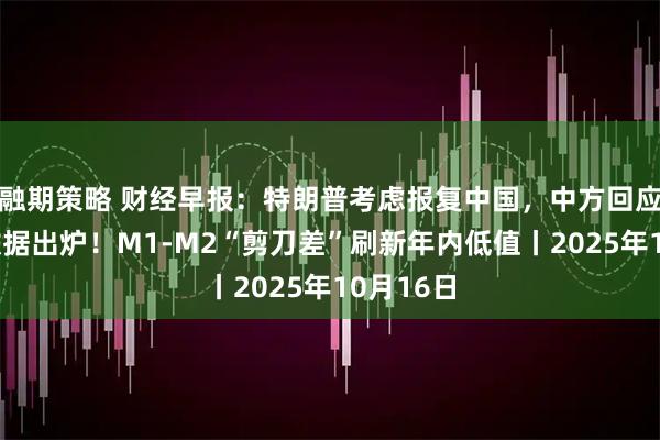 融期策略 财经早报：特朗普考虑报复中国，中方回应，重磅数据出炉！M1-M2“剪刀差”刷新年内低值丨2025年10月16日